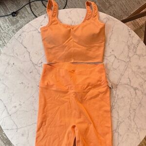Jcrew Orange Activewear Set